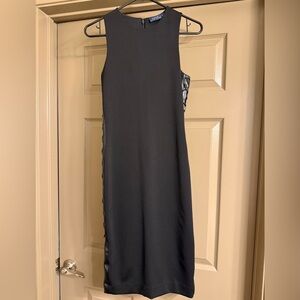 Polo by Ralph Lauren Black Midi Dress